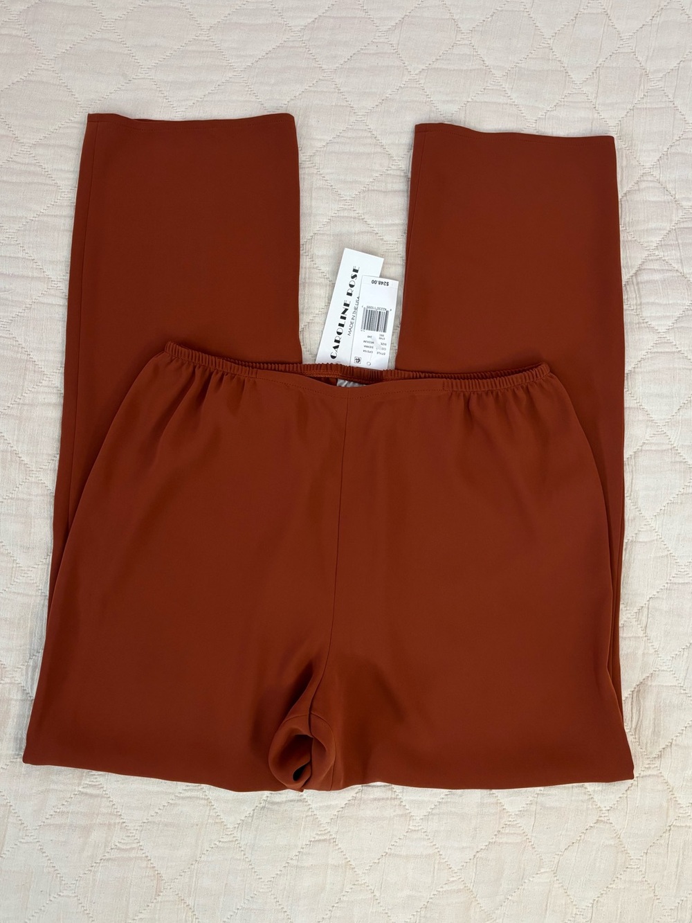 Caroline Rose Pull-On Flowy Straight Leg Pants Sz Medium NWT -